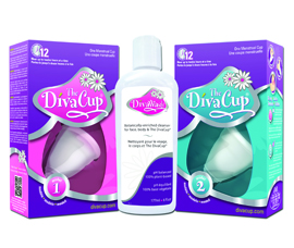The Diva Cup and Diva Wash by Diva International