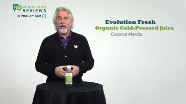 Phil Lempert's Pick of the Week for December 4 is Evolution Fresh Organic Cold-Pressed Juice Coconut Matcha
