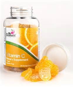 Mr.Gummy Vitamin C Slices, Natural Orange Flavor