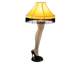 A Christmas Story infamous leg lamp by NECA