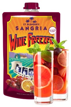 Wine Freezers & Cocktails in a Bag, natural mixers by Lt. Blender's Cocktails in a Bag