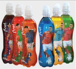 Soccer Fuel is a great new, low sodium, high potassium sports drink! by Bevgate Limited.