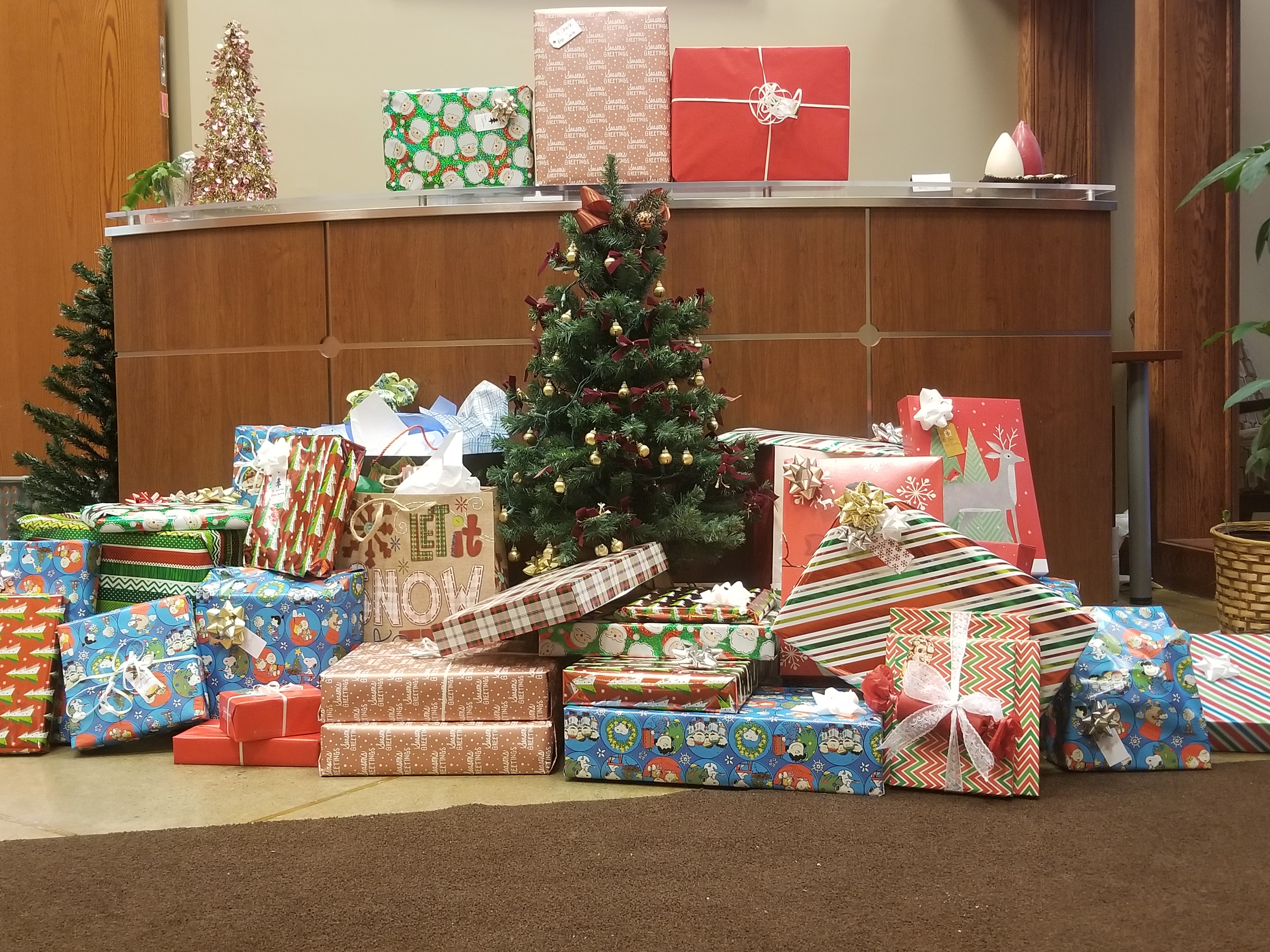 ECRM collected $320 and 56 presents for a family of five this past holiday season.